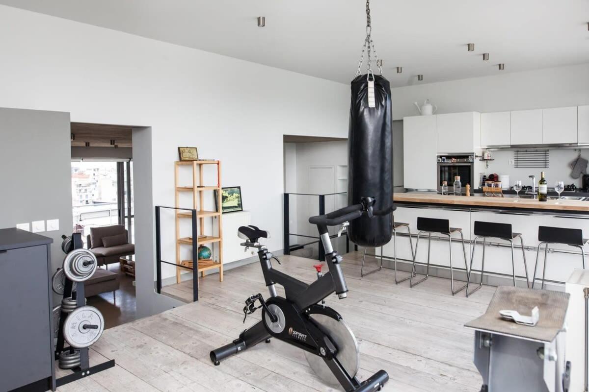 Appartement Penthouse With 360 View Of Athens And Private Gym Extérieur photo