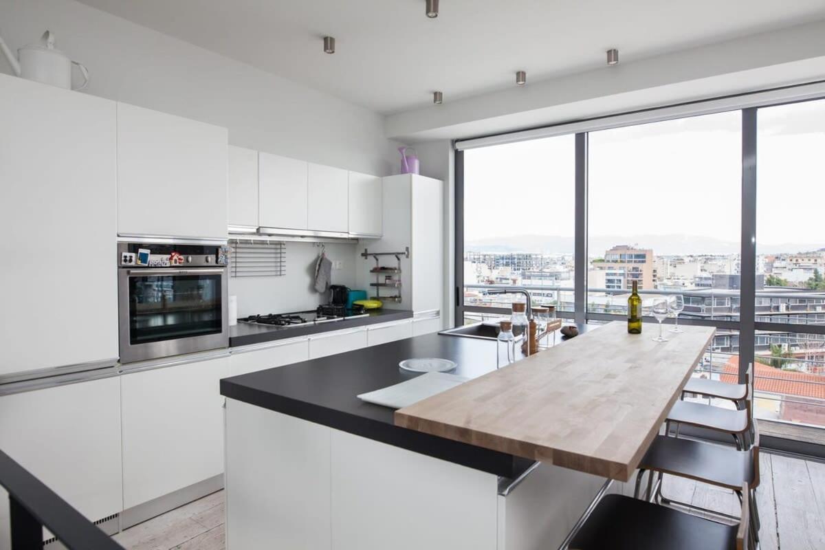 Appartement Penthouse With 360 View Of Athens And Private Gym Extérieur photo