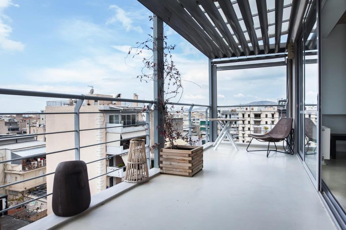 Appartement Penthouse With 360 View Of Athens And Private Gym Extérieur photo