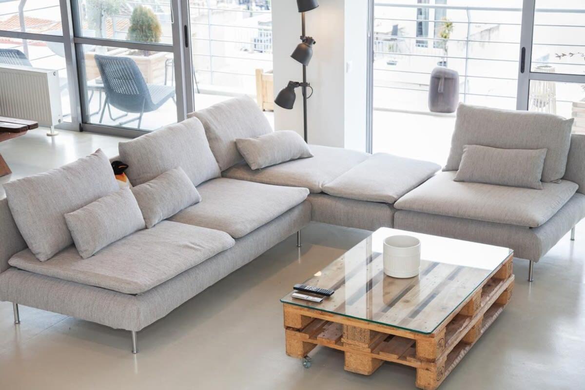 Appartement Penthouse With 360 View Of Athens And Private Gym Extérieur photo