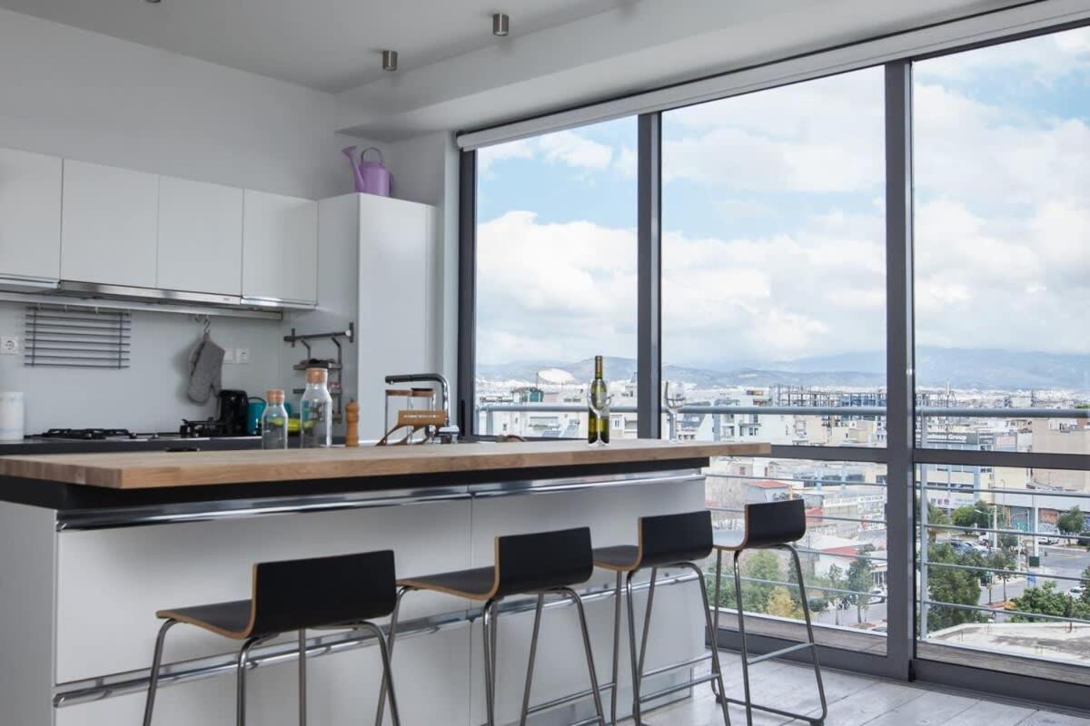 Appartement Penthouse With 360 View Of Athens And Private Gym Extérieur photo
