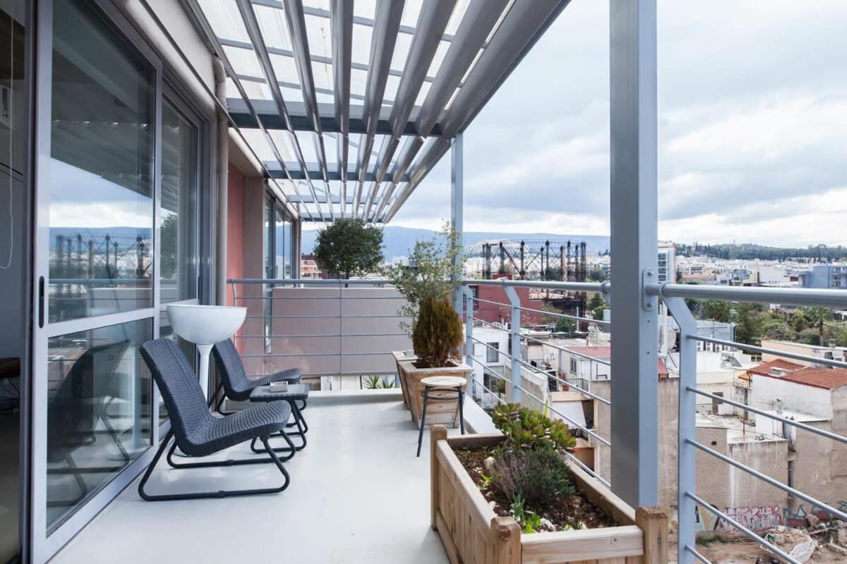 Appartement Penthouse With 360 View Of Athens And Private Gym Extérieur photo